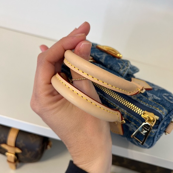RARE Louis Vuitton Denim nano speedy - Picture 8 of 11